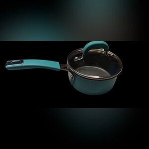Pioneer Woman Pot 2.5 quart turquoise Sauce Pan frontier